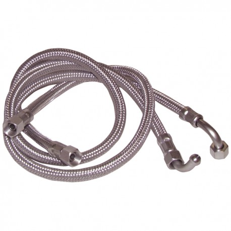 Flessibile gasolio F14/150 x F14/150 su gomito 90°  (X 2) - DIFF