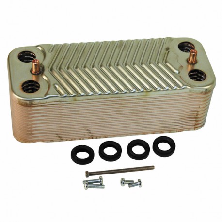 Scambiatore secondario 24P - DIFF per Chaffoteaux : 60000310