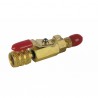 Valvola rossa M1/4" x F5/16" - GALAXAIR : SA-14M516F-R
