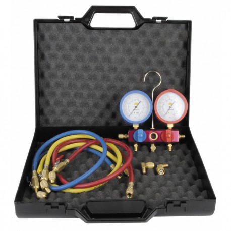 Gruppo manometrico 2 vie AP maschio sferico  - GALAXAIR : M2BS-F-BC