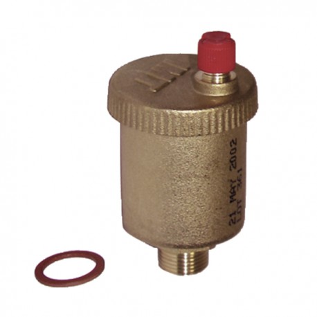 Valvola di sfogo aria ottone 1/2 maschio