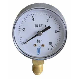 Manometro 0-10 bar Ø 63mm