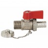 Rubinetto MM con leva, tappo e raccordo 1/2"