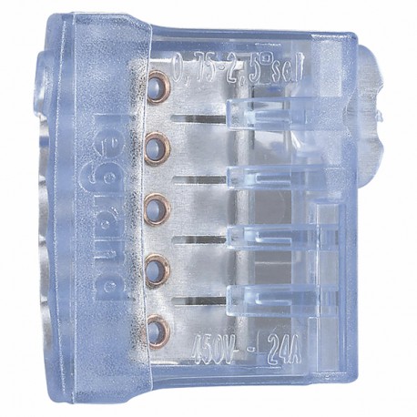 Supporto connessione NYLBLOC auto 2 fili rigidi (X 9)