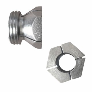 Raccordo 3/8"" portaresistenza foro 9,95m" - DIFF