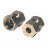 Raccordo a ogiva diritto F3/8 x tubo 12mm  (X 2) - DIFF