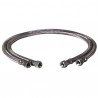 Flessibile gasolio F3/8" x F3/8" dritto L1200mm  (X 2)