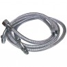 Flessibile gasolio F3/8" x M1/4 con anello su gomito 90°  900mm  (X 2)