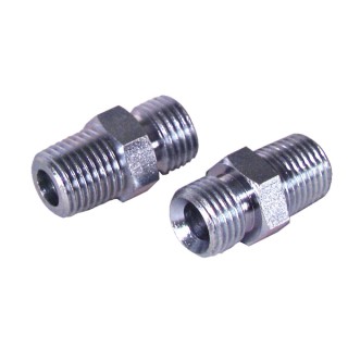 Nipple gasolio M1/4" conico x M1/4"  (X 2)