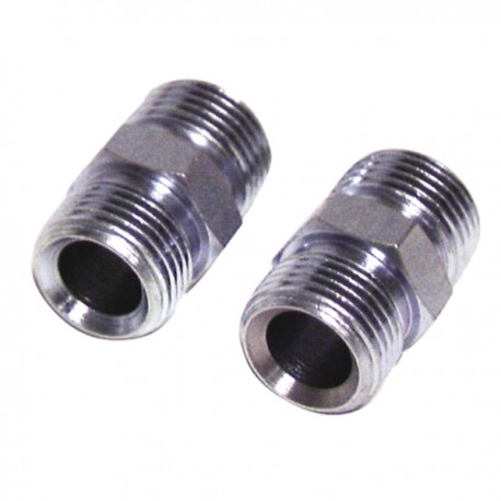 Nipple gasolio M3/8" conico x M3/8 conico"  (X 2)