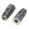 Raccordo ad anello diritto M1/4 x tubo 10mm  (X 2) - DIFF