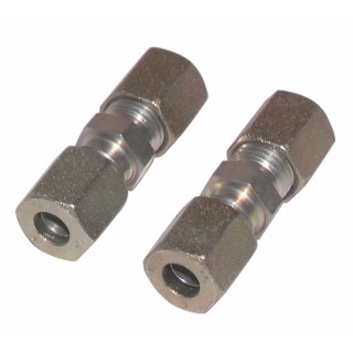 Raccordo ad anello diritto tubo 12mm x tubo 12mm  (X 2)