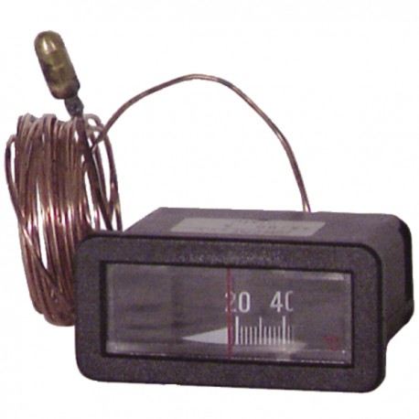 Termometro rettangolare 0°-120°C
