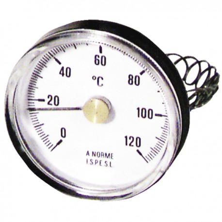 Termometro rotondo per contatto 0°-120°C