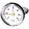 Termometro rotondo per contatto 0°-120°C