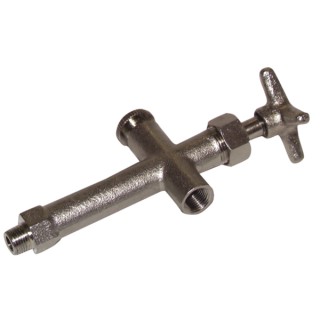 Rubinetto con sfiato e raccordo 1/8M