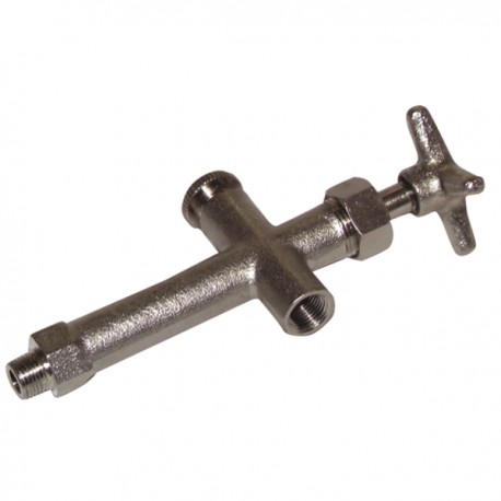 Rubinetto con sfiato e raccordo 1/8M