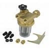 Filtro gasolio 2 condotti con valvola d'arresto FF3/8"