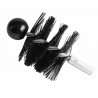 Scovolo nylon alta temperatura per stufa a pellet Ø80mm