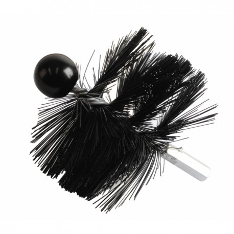 Scovolo nylon alta temperatura per stufa a pellet Ø125mm