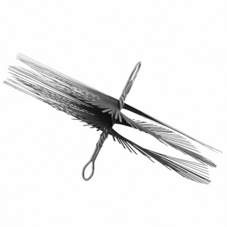 Riccio acciaio 2 anelli Ø 350 mm