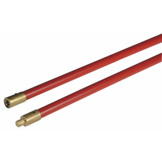 Asta polipropilene nera Ø18mm lunghezza 1m
