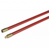 Asta polipropilene nera Ø18mm lunghezza 1m