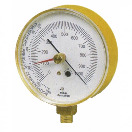 Vacuometro antipulsazioni Ø80mm
