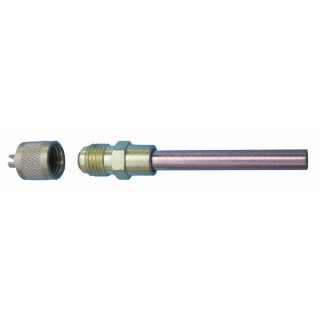 Raccordo prolunga con valvola 1/4"