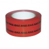 Nastro adesivo - Nastro PVC adesivo rosso gas (50mm x 100m)