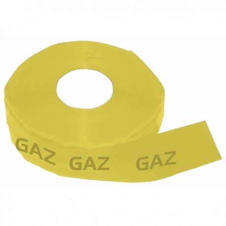 Nastro adesivo - Nastro PVC adesivo giallo gas (50mm x 60m) - DIFF