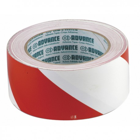Nastro adesivo per delimitazioni rosso/bianco