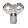 Chiave per sfiato termoarredo quadrata 4