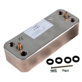 Scambiatore secondario 14P - DIFF per De Dietrich Chappée : 86665753