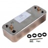 Scambiatore secondario 14P - DIFF per De Dietrich Chappée : 86665753
