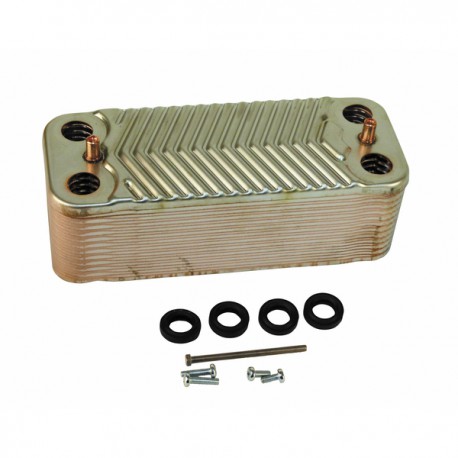 Scambiatore secondario 24P - DIFF per De Dietrich Chappée : 200008730