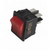 Interruttore bipolare luminoso rosso - DIFF per De Dietrich Chappée : 95325090