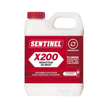 Riduttore di rumore x200  - tanica 1 litro - SENTINEL : X200L-12X1L-EXP