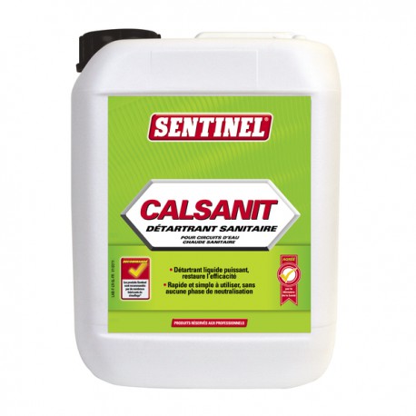 Disincrostante CALSANIT - Tanica 5L - SENTINEL : LR-4X5L-EXP