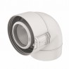 Gomito 87° PPTL/PVC bianco UBBINK - UBBINK : 229232