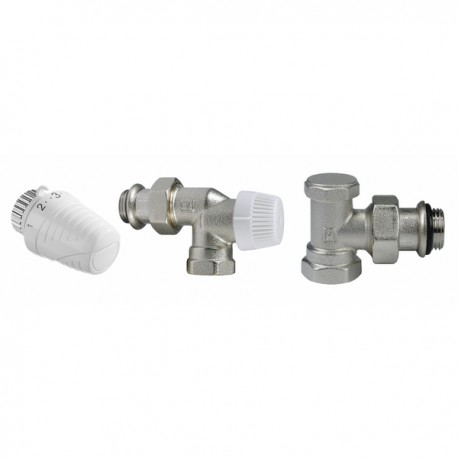 Kit valvole per radiatore 1/2" a gomito invertito - HONEYWELL HOME : VTL3030AS15