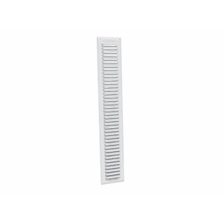Griglia con alette inclinate in alluminio prelaccato bianco GA BL 100 x 200 GAM - ANJOS : 6779