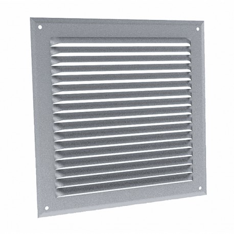 Griglia con alette inclinate in alluminio GA AL 100 x 128 - ANJOS : 6843