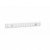 Griglia chiudibile in alluminio prelaccato bianco GO BL 300 x 30 - ANJOS : 7120