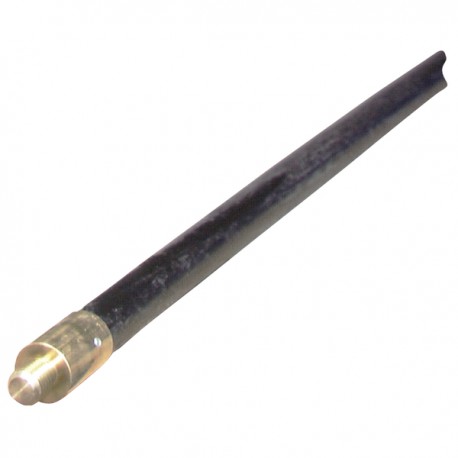 Asta polipropilene nera Ø18mm lunghezza 2m