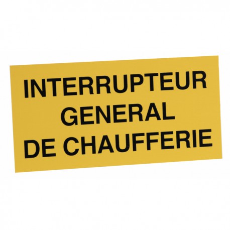 Interruttore generale locale caldaia