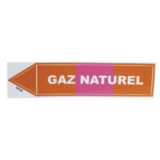 Etichetta adesiva flessibile - Gas naturale (X 10)