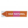 Etichetta adesiva flessibile - Gas naturale (X 10)