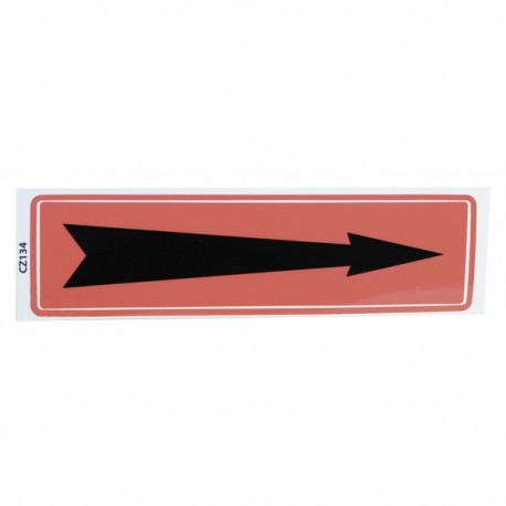 Freccia sfondo rosso (X 10)