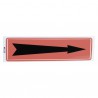 Freccia sfondo rosso (X 10)